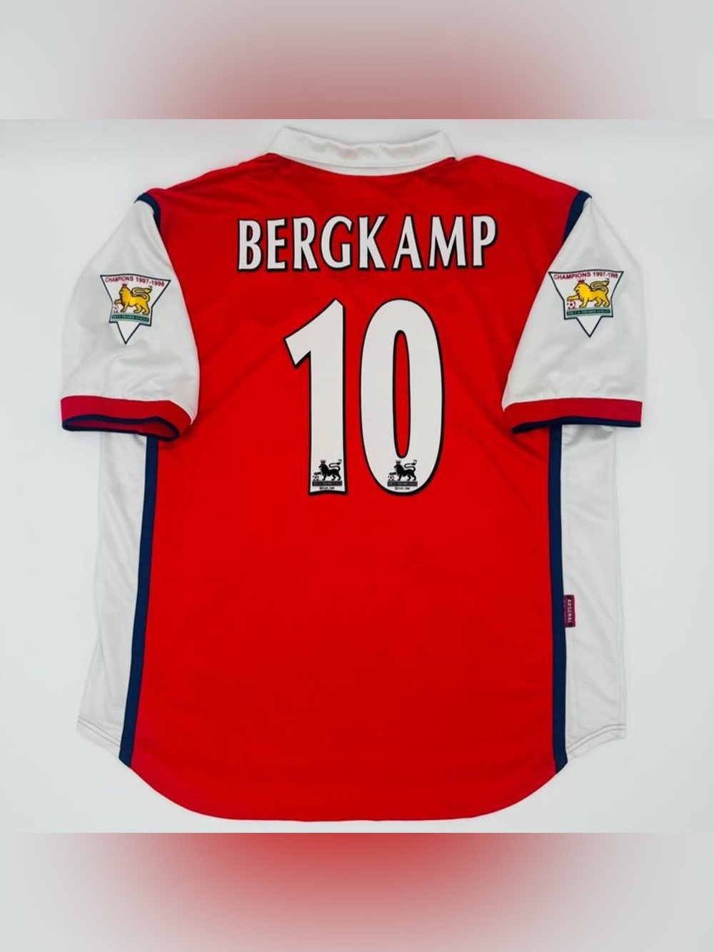 Arsenal Bergkamp 1998 99 home Premier League jersey